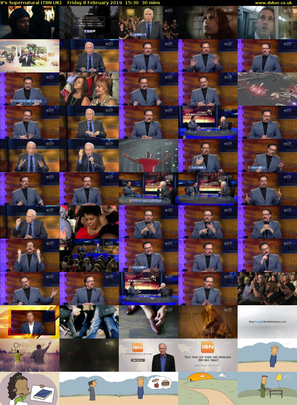 It's Supernatural (TBN UK) Friday 8 February 2019 15:30 - 16:00