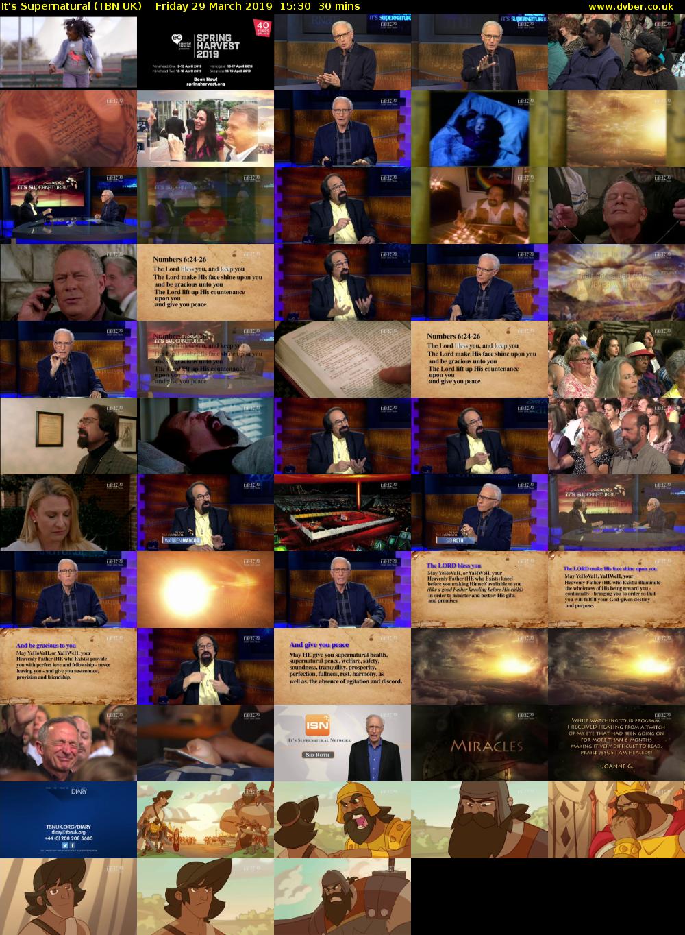 It's Supernatural (TBN UK) Friday 29 March 2019 15:30 - 16:00