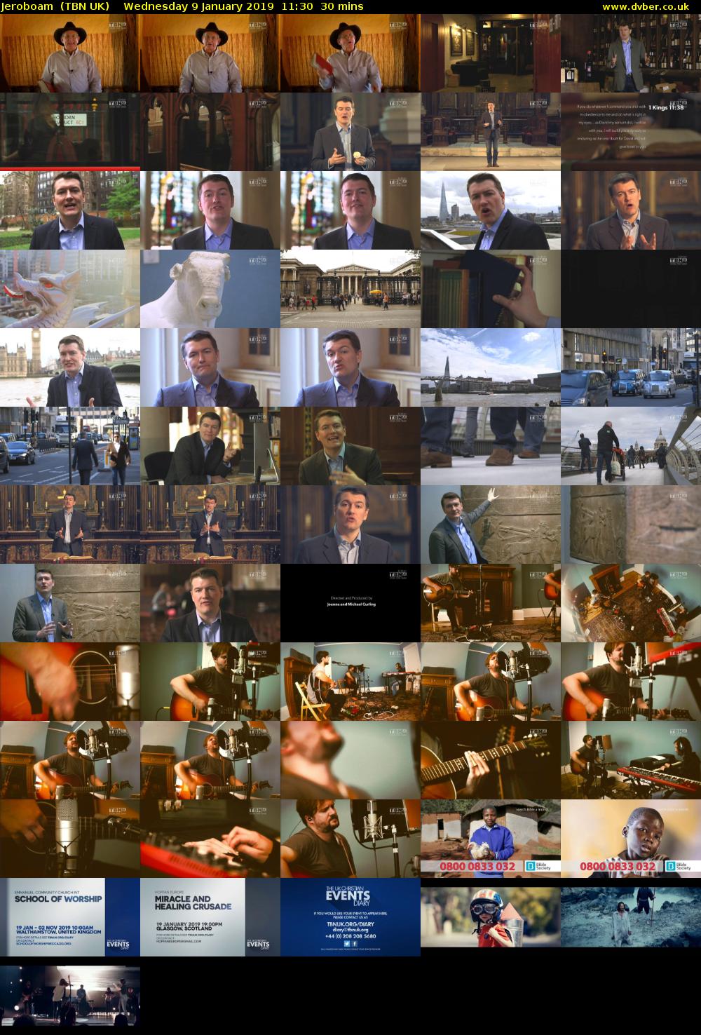 Jeroboam  (TBN UK) Wednesday 9 January 2019 11:30 - 12:00