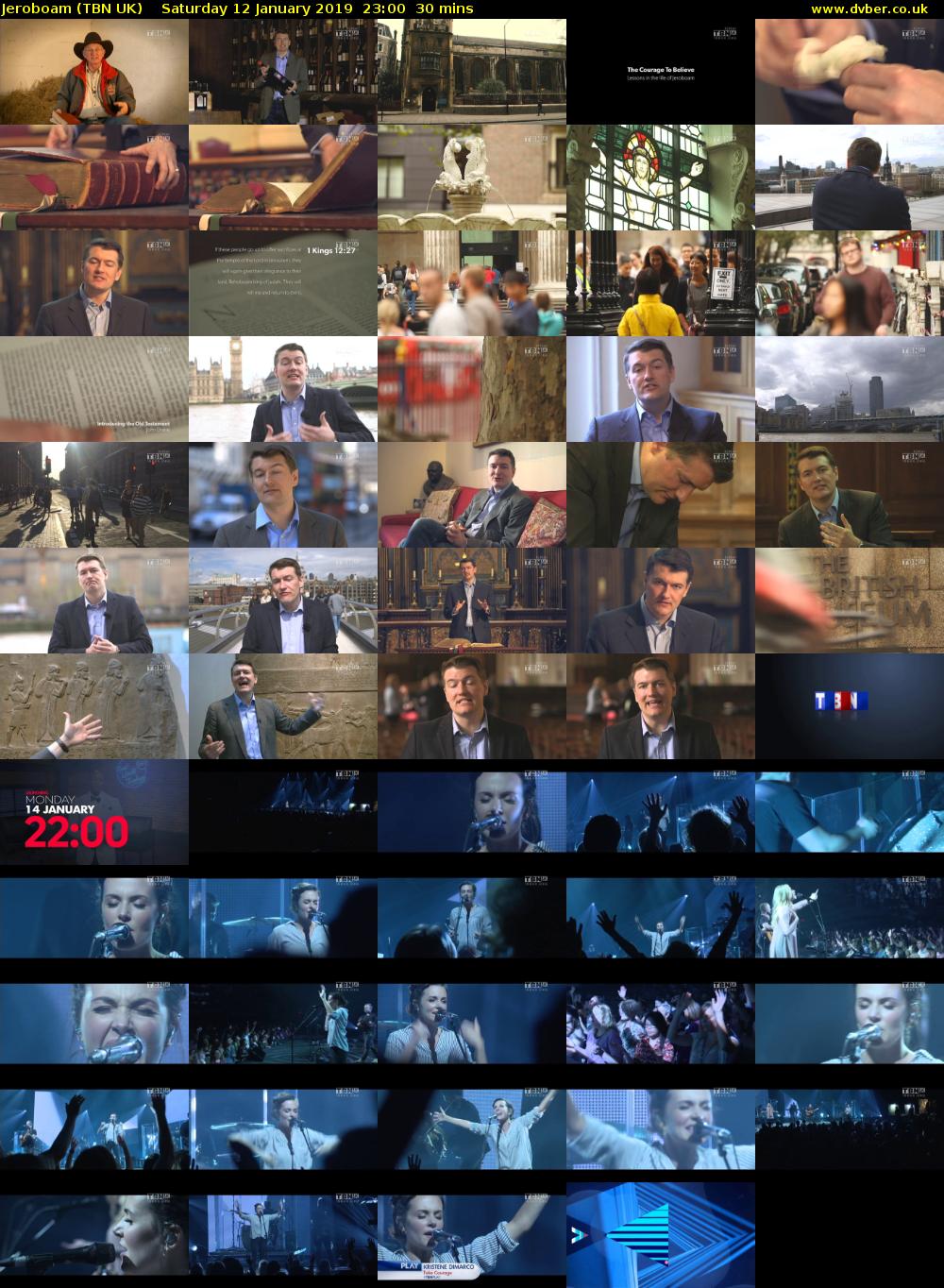 Jeroboam (TBN UK) Saturday 12 January 2019 23:00 - 23:30