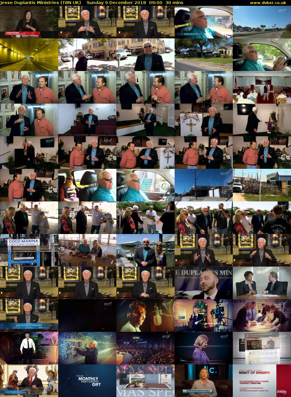 Jesse Duplantis Ministries (TBN UK) Sunday 9 December 2018 09:00 - 09:30