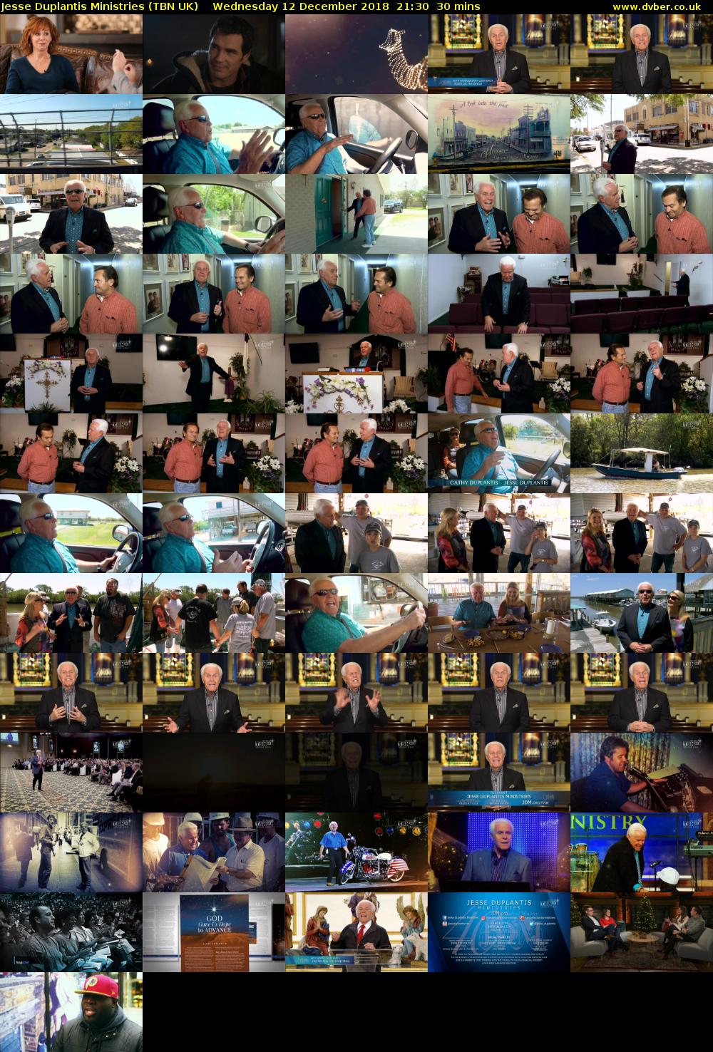 Jesse Duplantis Ministries (TBN UK) Wednesday 12 December 2018 21:30 - 22:00