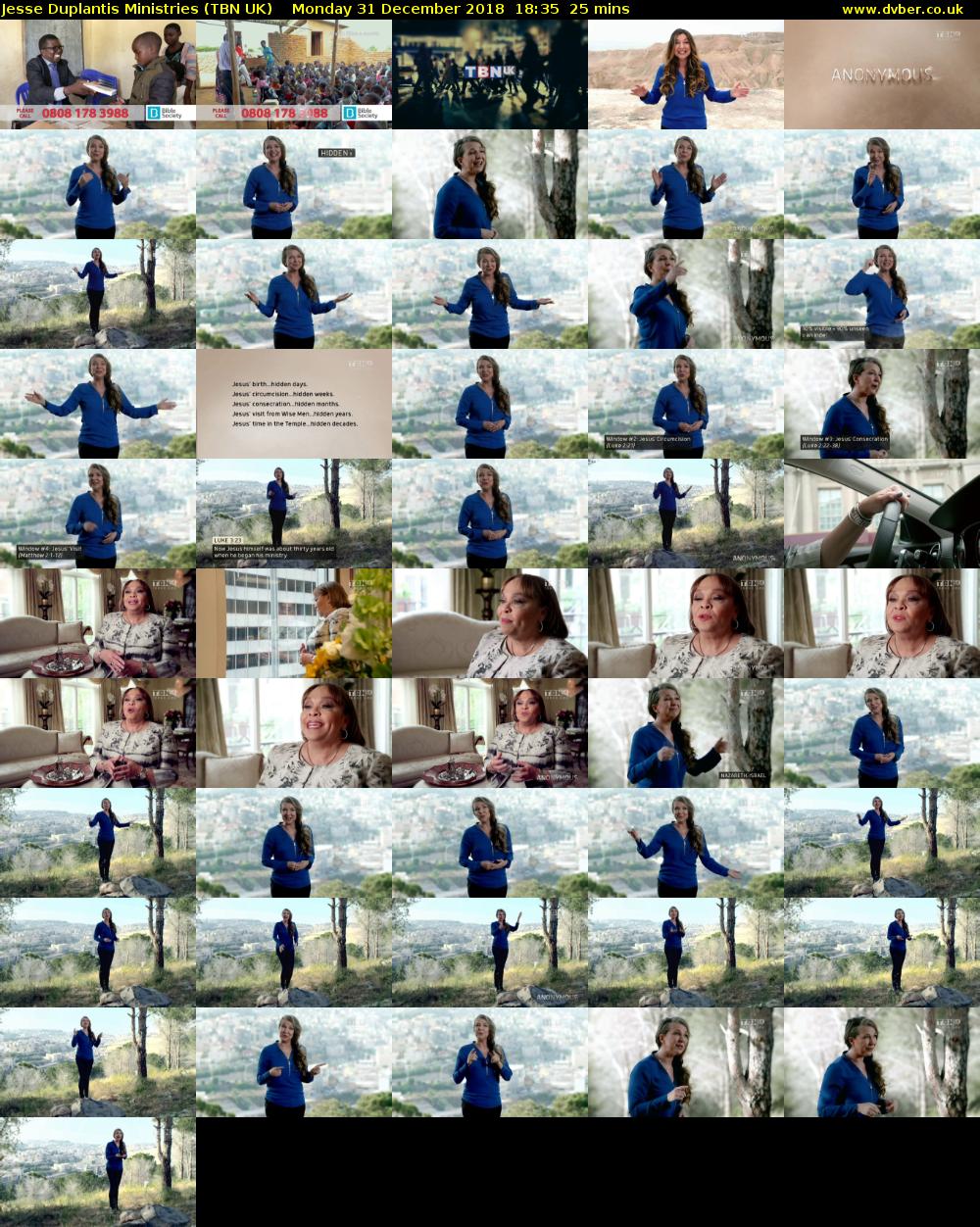 Jesse Duplantis Ministries (TBN UK) Monday 31 December 2018 18:35 - 19:00