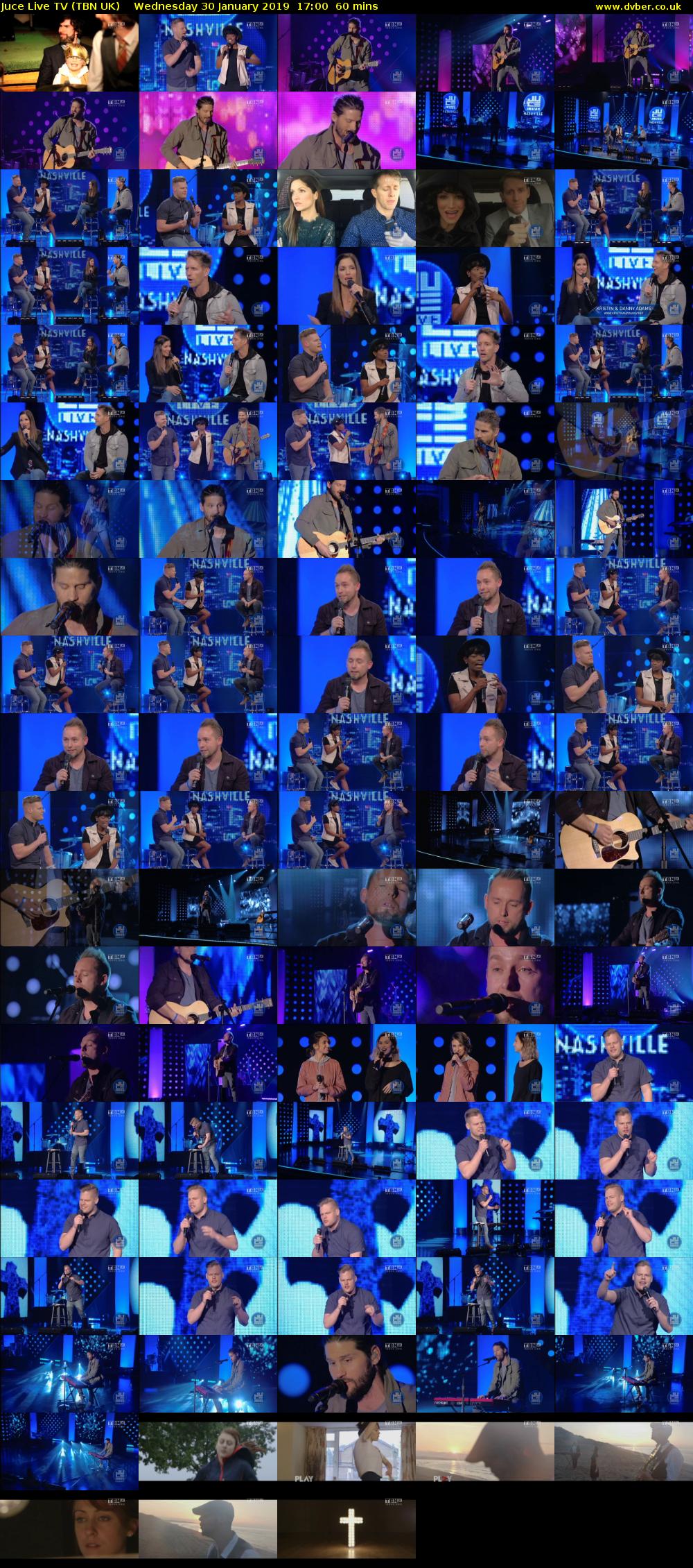 Juce Live TV (TBN UK) Wednesday 30 January 2019 17:00 - 18:00