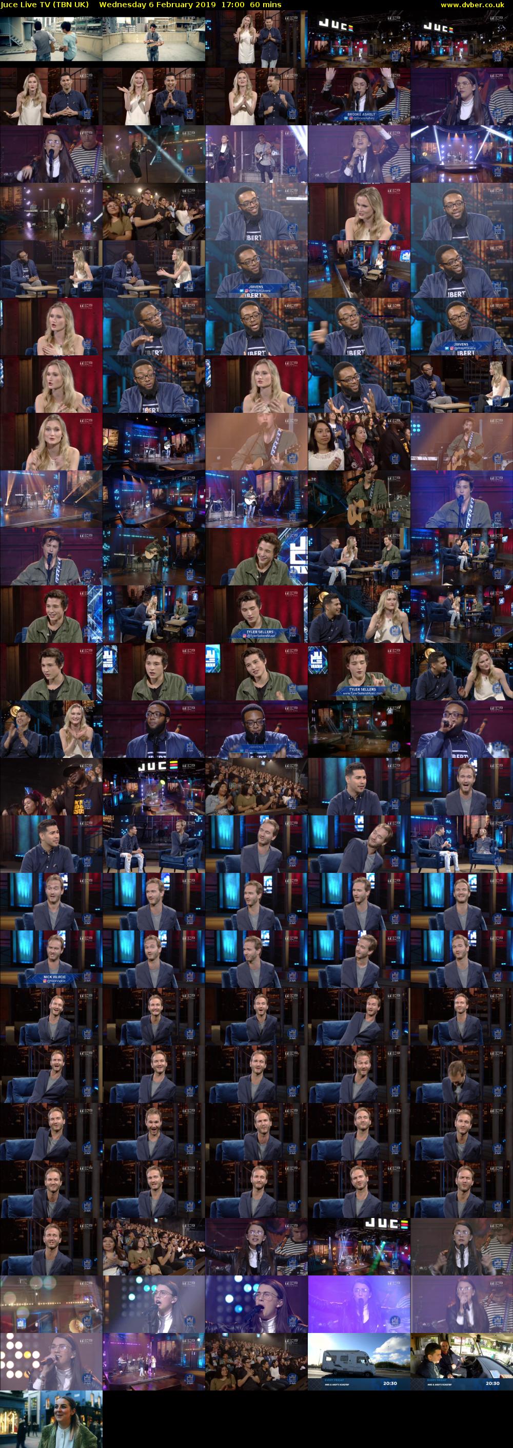 Juce Live TV (TBN UK) Wednesday 6 February 2019 17:00 - 18:00