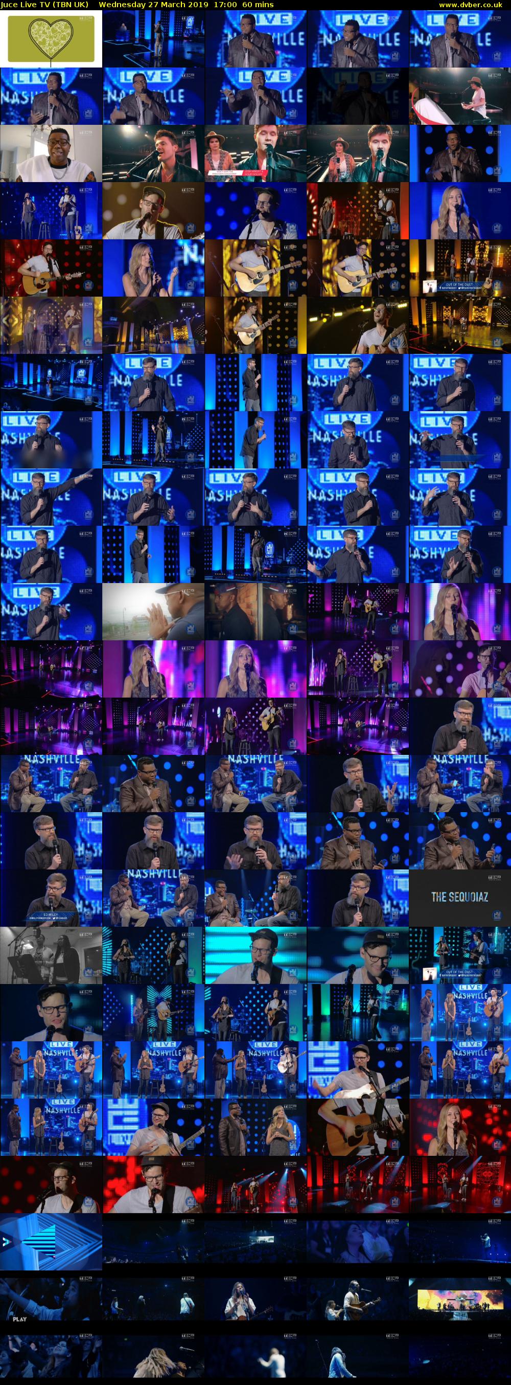 Juce Live TV (TBN UK) Wednesday 27 March 2019 17:00 - 18:00