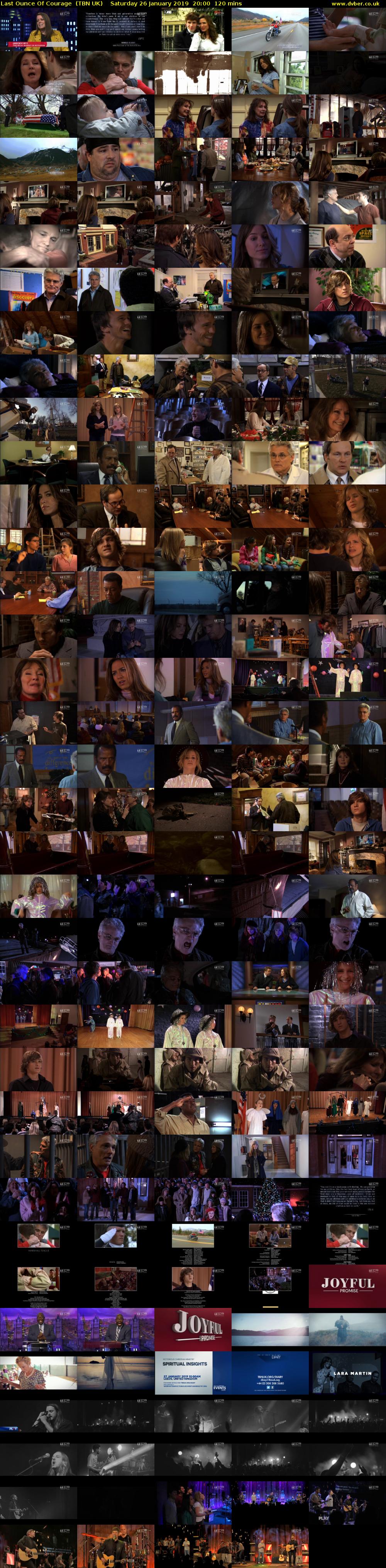 Last Ounce Of Courage  (TBN UK) Saturday 26 January 2019 20:00 - 22:00