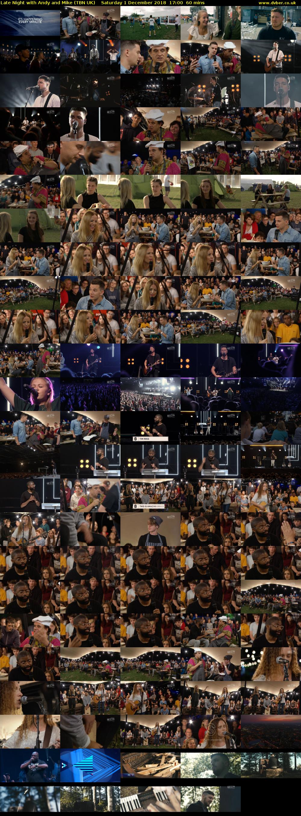 Late Night with Andy and Mike (TBN UK) Saturday 1 December 2018 17:00 - 18:00