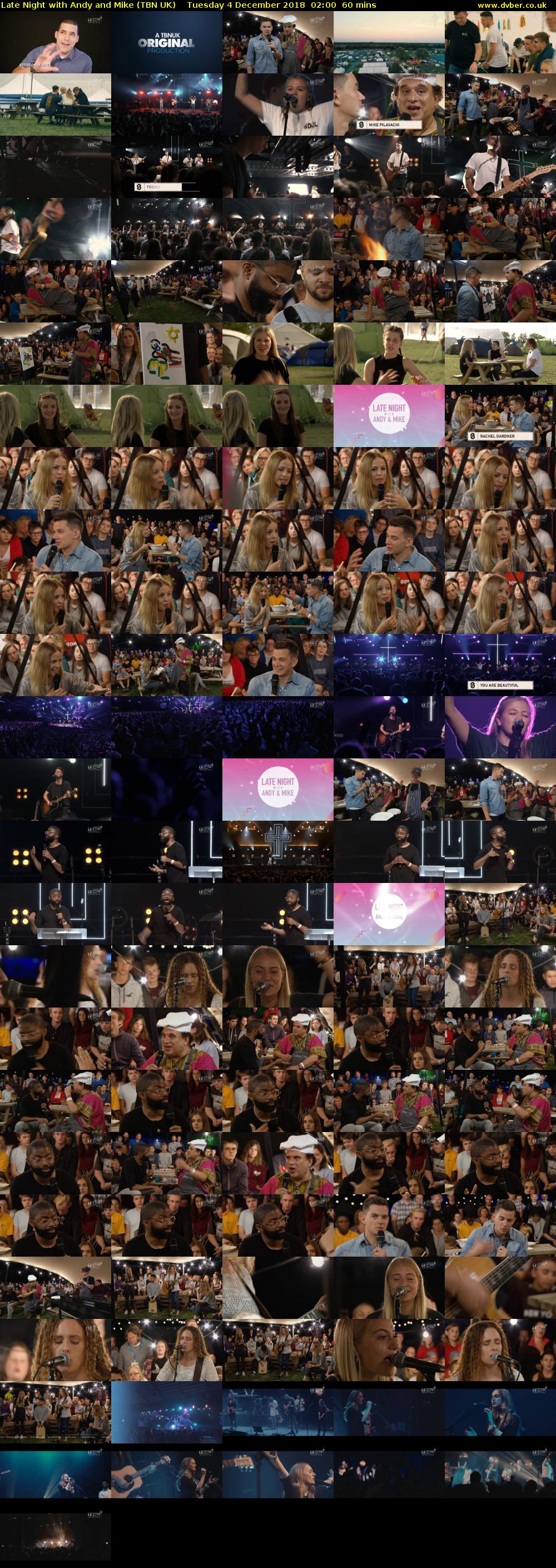 Late Night with Andy and Mike (TBN UK) Tuesday 4 December 2018 02:00 - 03:00