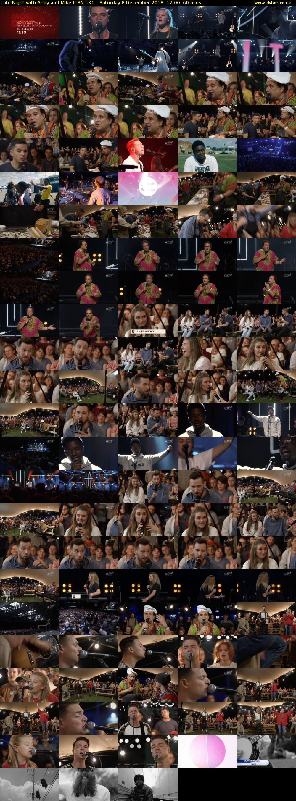 Late Night with Andy and Mike (TBN UK) Saturday 8 December 2018 17:00 - 18:00