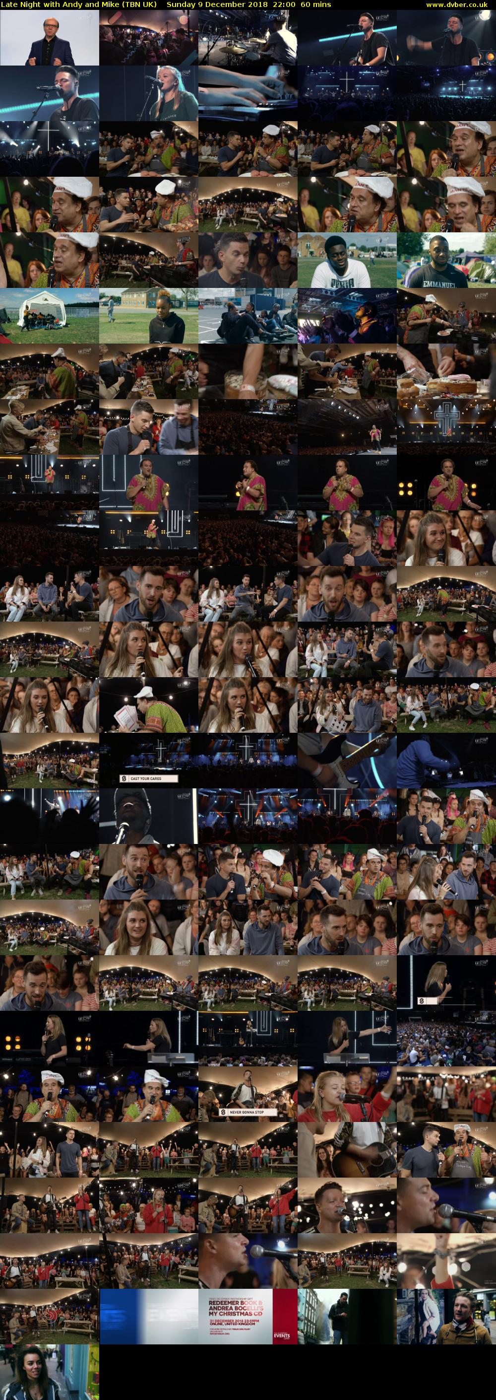 Late Night with Andy and Mike (TBN UK) Sunday 9 December 2018 22:00 - 23:00