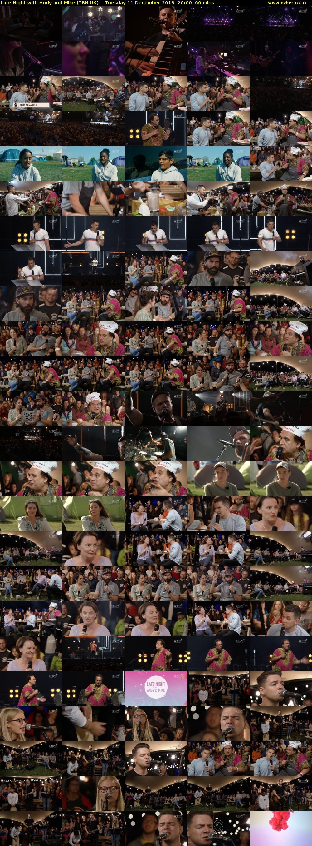 Late Night with Andy and Mike (TBN UK) Tuesday 11 December 2018 20:00 - 21:00