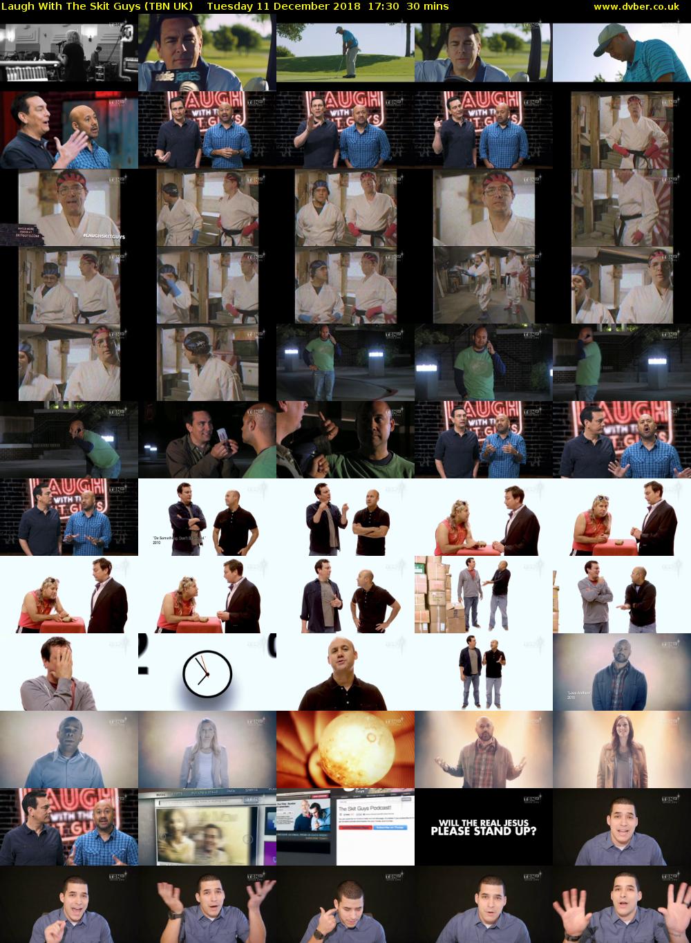 Laugh With The Skit Guys (TBN UK) Tuesday 11 December 2018 17:30 - 18:00