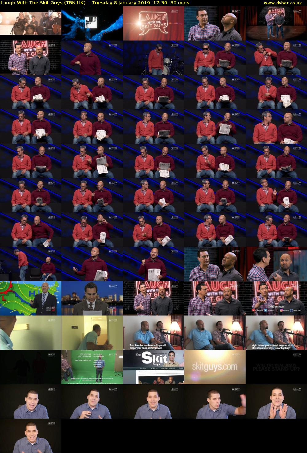 Laugh With The Skit Guys (TBN UK) Tuesday 8 January 2019 17:30 - 18:00