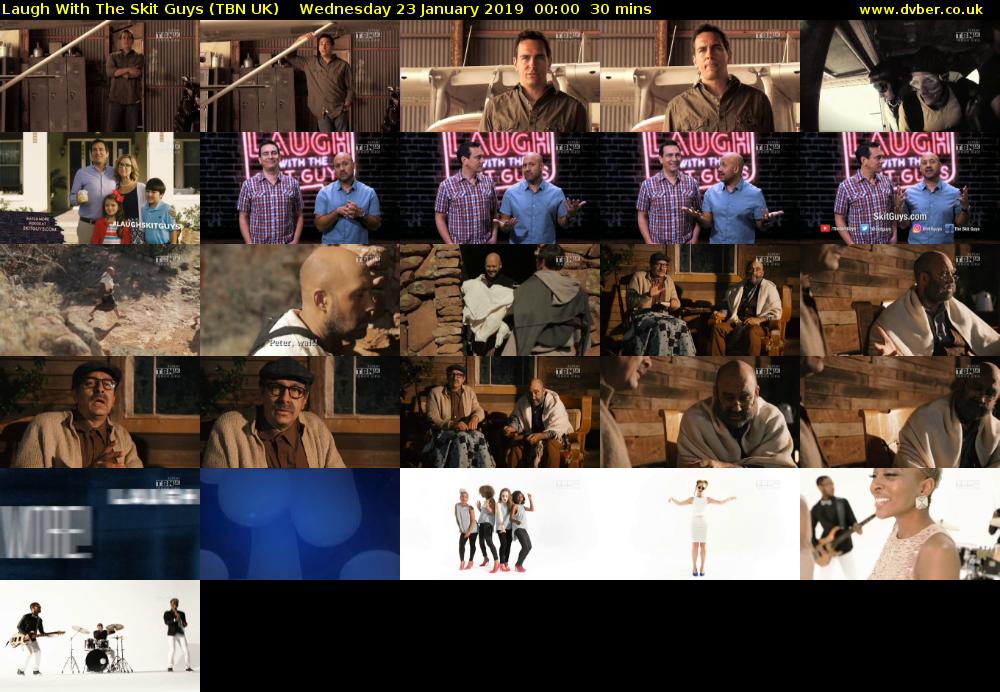 Laugh With The Skit Guys (TBN UK) Wednesday 23 January 2019 00:00 - 00:30