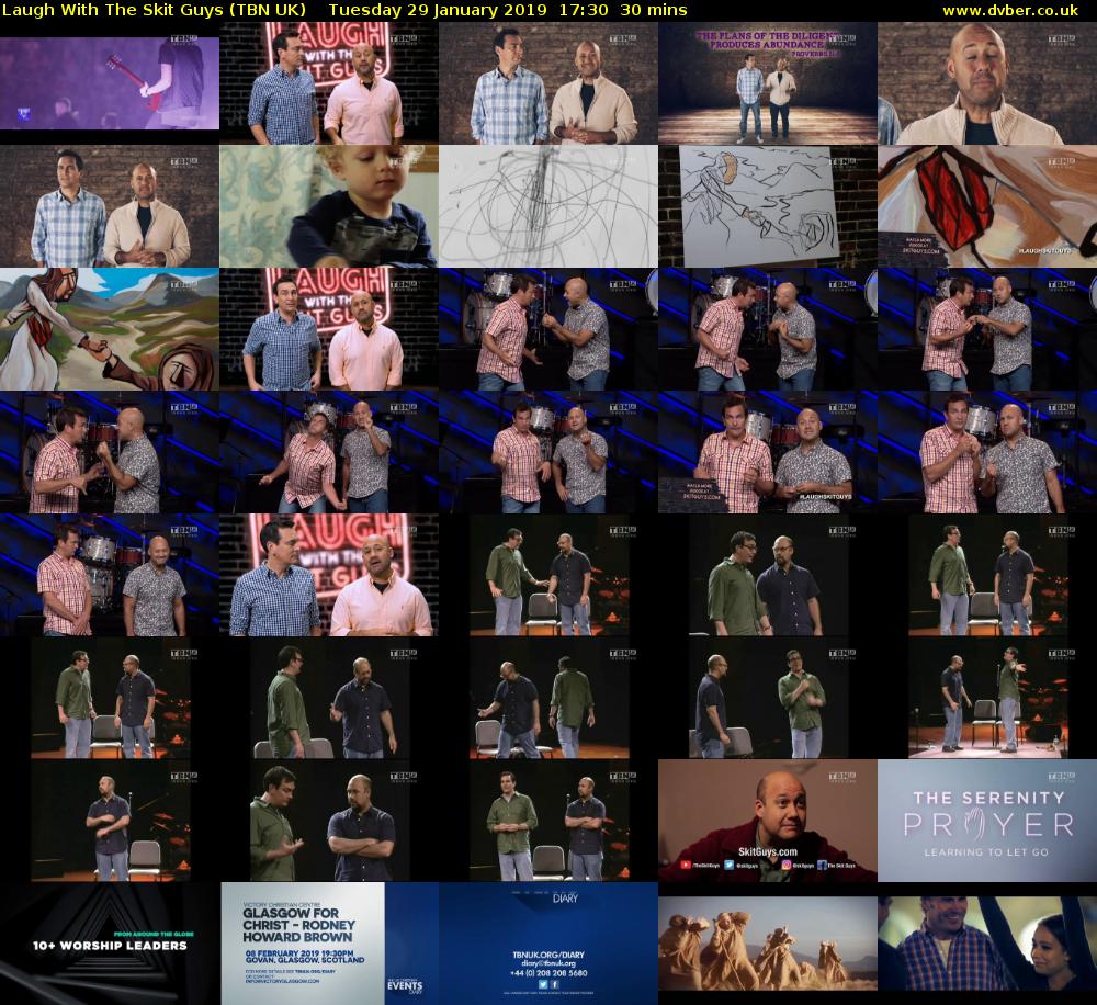 Laugh With The Skit Guys (TBN UK) Tuesday 29 January 2019 17:30 - 18:00