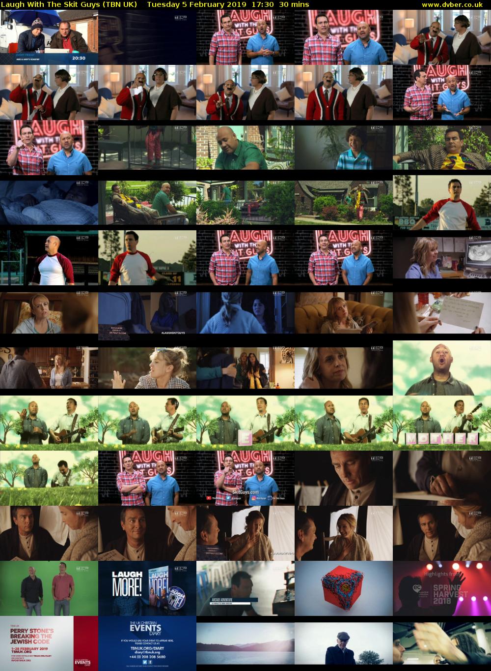 Laugh With The Skit Guys (TBN UK) Tuesday 5 February 2019 17:30 - 18:00