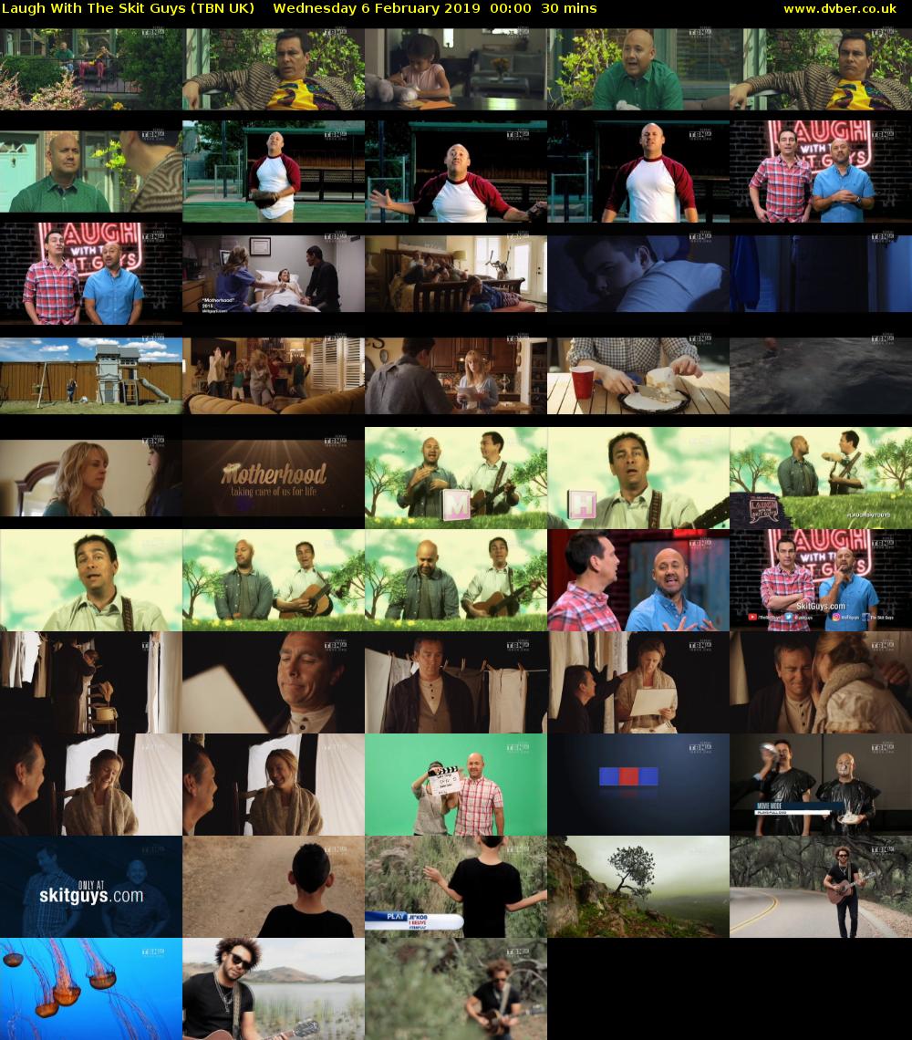 Laugh With The Skit Guys (TBN UK) Wednesday 6 February 2019 00:00 - 00:30