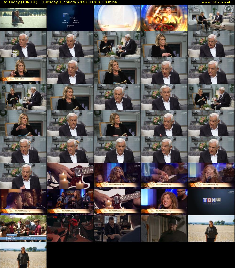 Life Today (TBN UK) Tuesday 7 January 2020 11:00 - 11:30