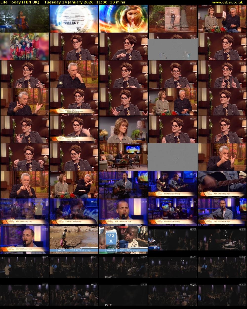 Life Today (TBN UK) Tuesday 14 January 2020 11:00 - 11:30