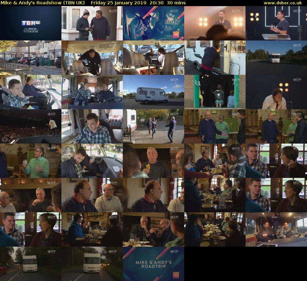 Mike & Andy's Roadshow (TBN UK) Friday 25 January 2019 20:30 - 21:00