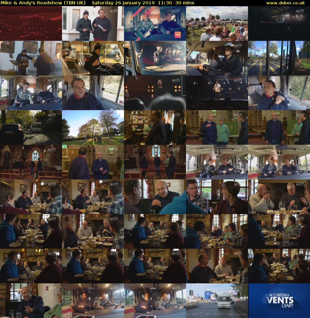 Mike & Andy's Roadshow (TBN UK) Saturday 26 January 2019 11:30 - 12:00