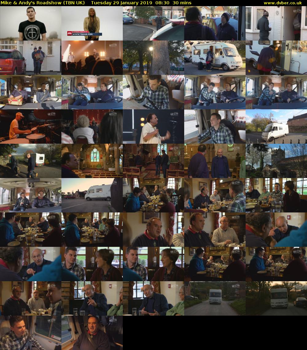 Mike & Andy's Roadshow (TBN UK) Tuesday 29 January 2019 08:30 - 09:00