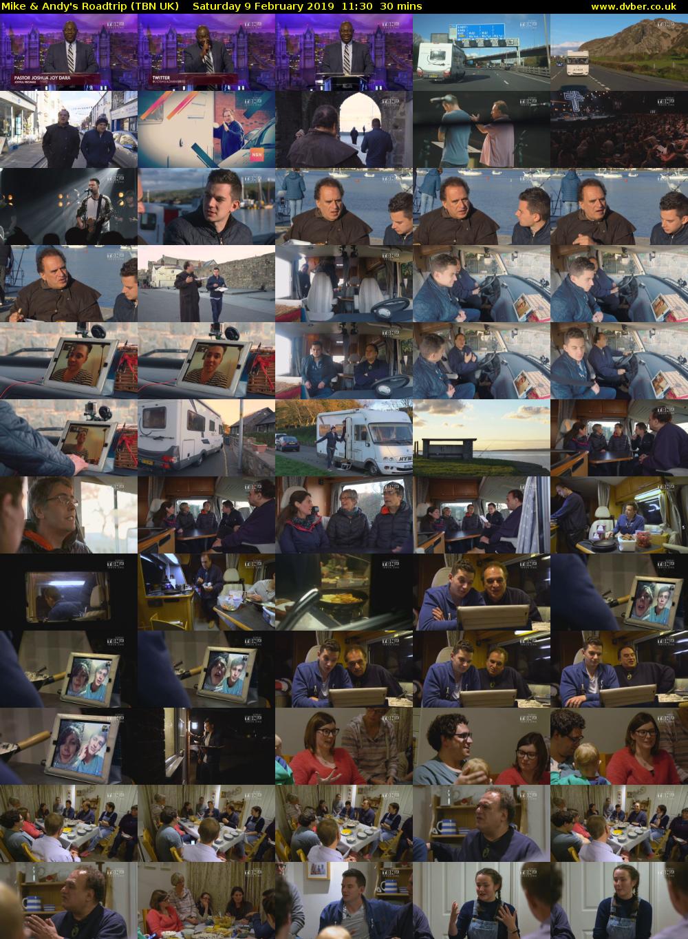 Mike & Andy's Roadtrip (TBN UK) Saturday 9 February 2019 11:30 - 12:00