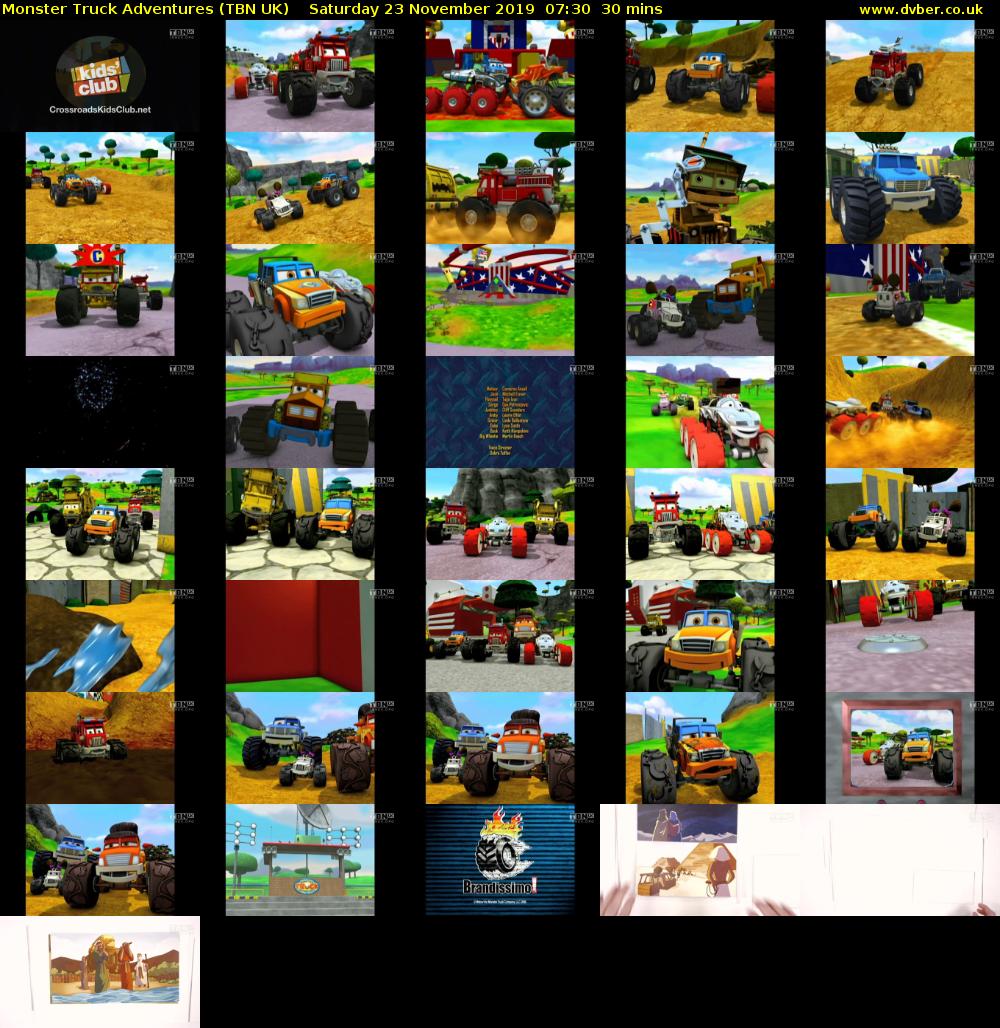 Monster Truck Adventures (TBN UK) Saturday 23 November 2019 07:30 - 08:00