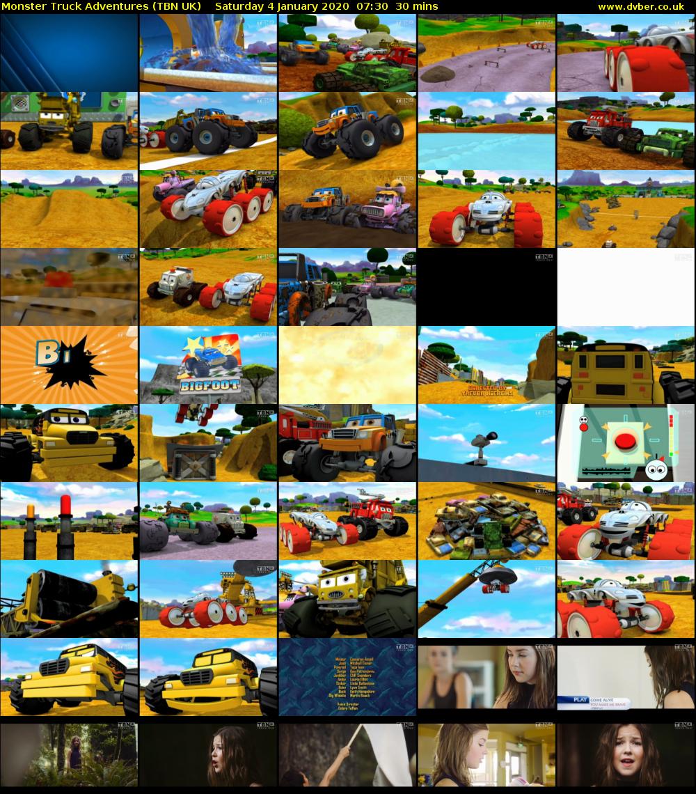Monster Truck Adventures (TBN UK) Saturday 4 January 2020 07:30 - 08:00