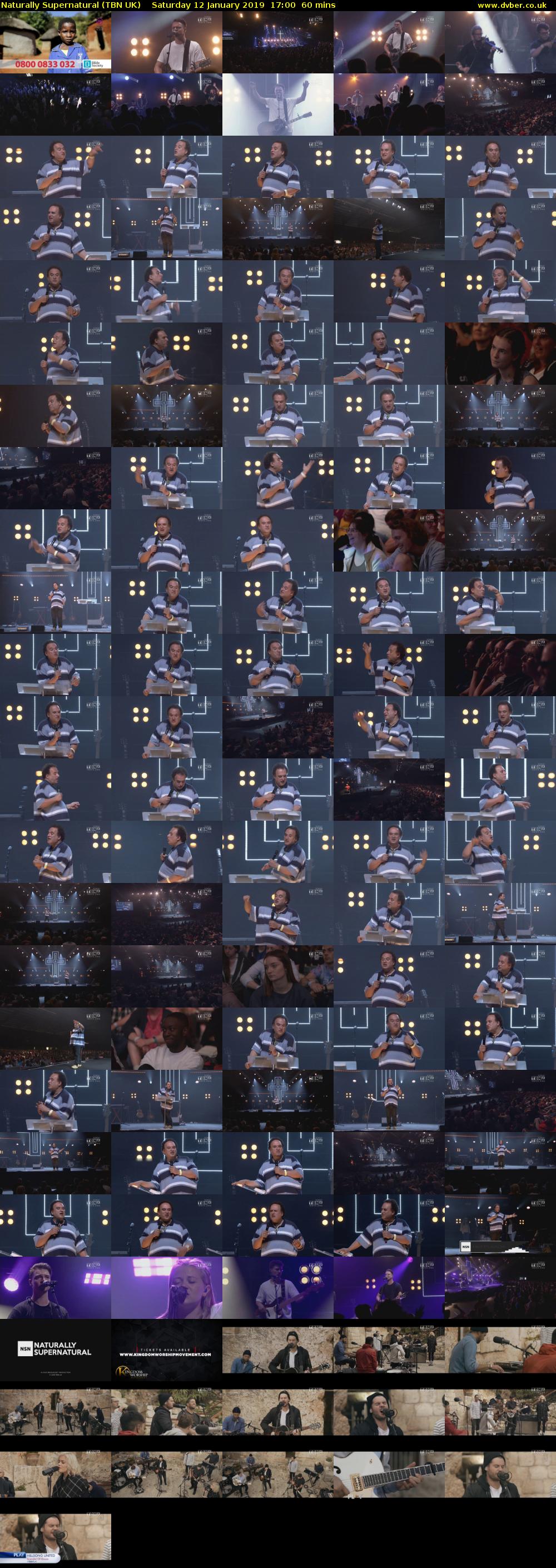 Naturally Supernatural (TBN UK) Saturday 12 January 2019 17:00 - 18:00