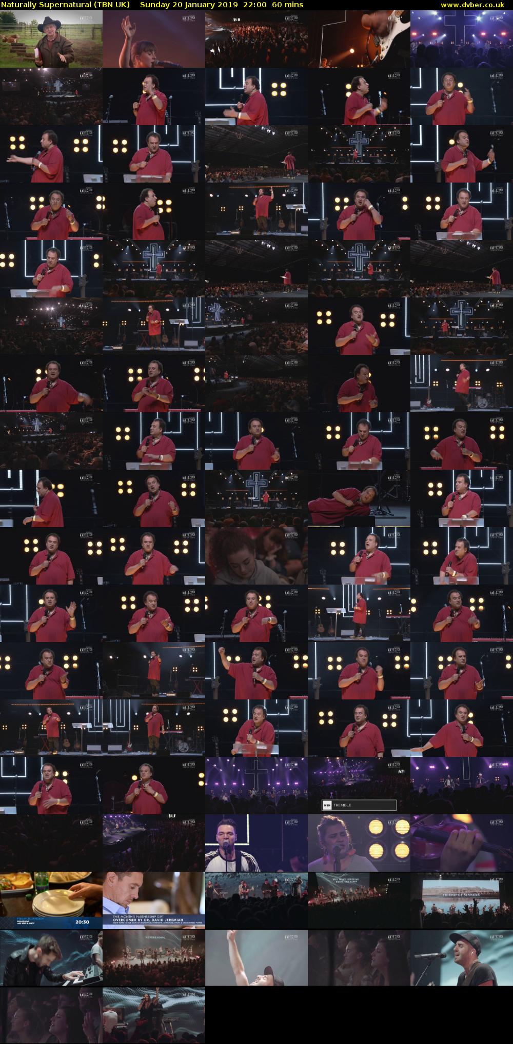 Naturally Supernatural (TBN UK) Sunday 20 January 2019 22:00 - 23:00