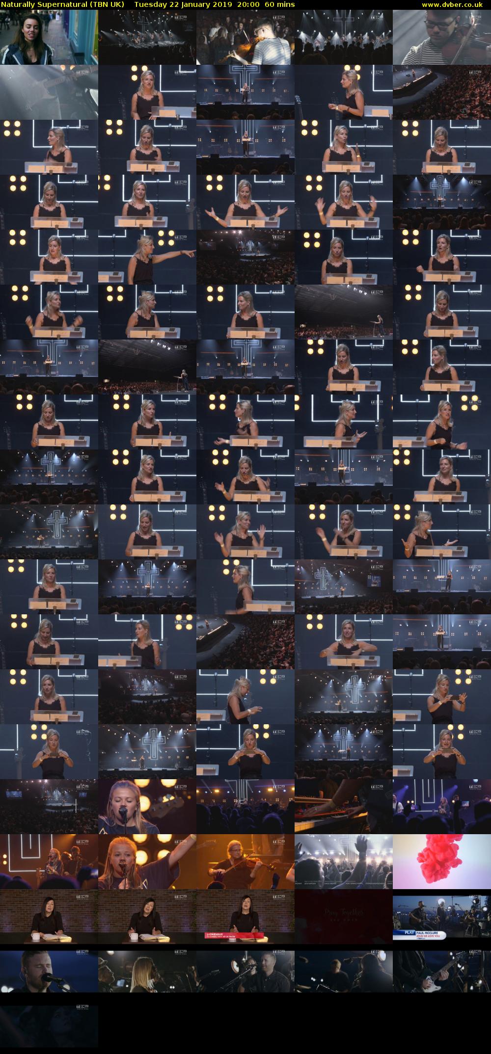 Naturally Supernatural (TBN UK) Tuesday 22 January 2019 20:00 - 21:00