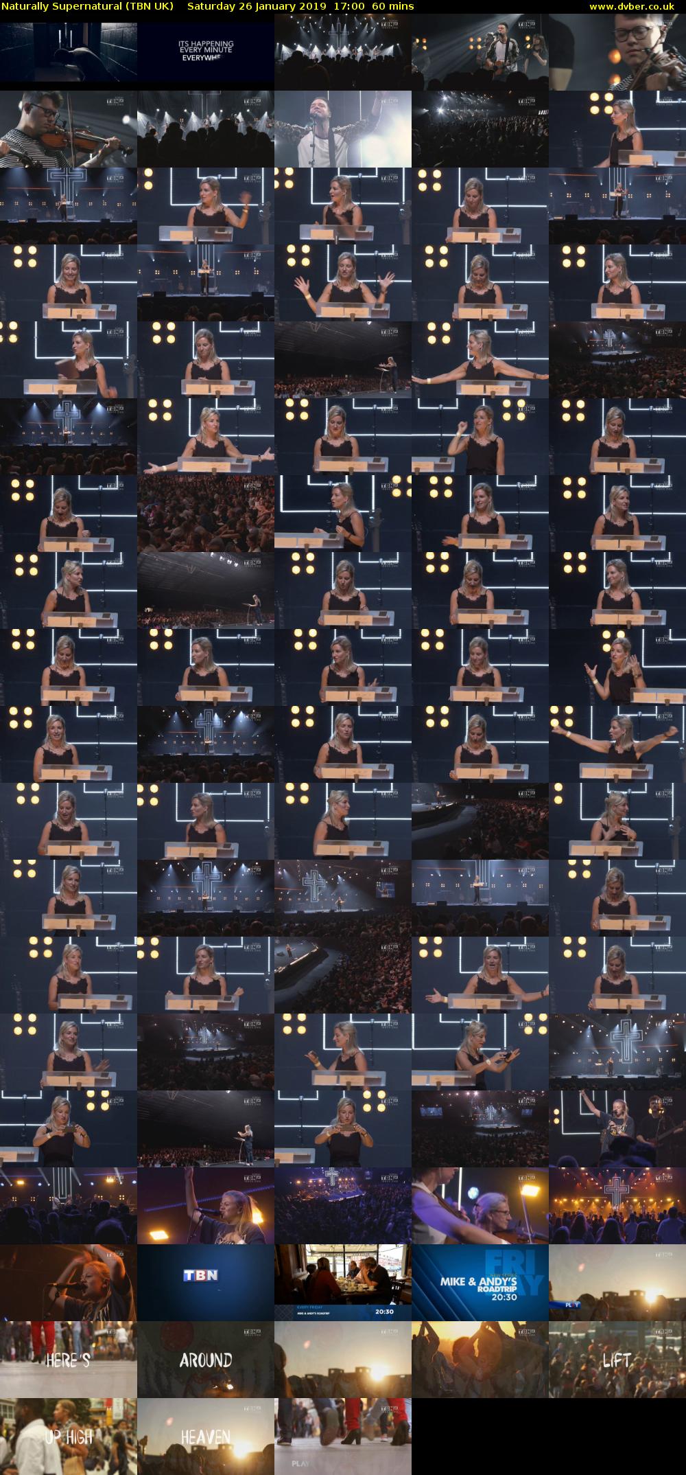 Naturally Supernatural (TBN UK) Saturday 26 January 2019 17:00 - 18:00