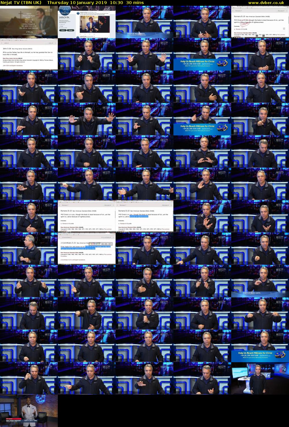 Nejat TV (TBN UK) Thursday 10 January 2019 10:30 - 11:00