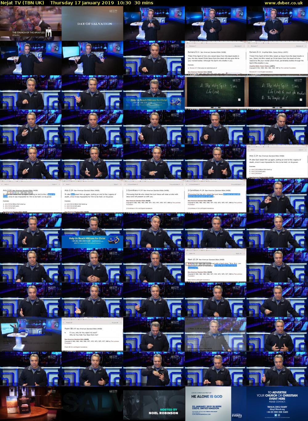 Nejat TV (TBN UK) Thursday 17 January 2019 10:30 - 11:00