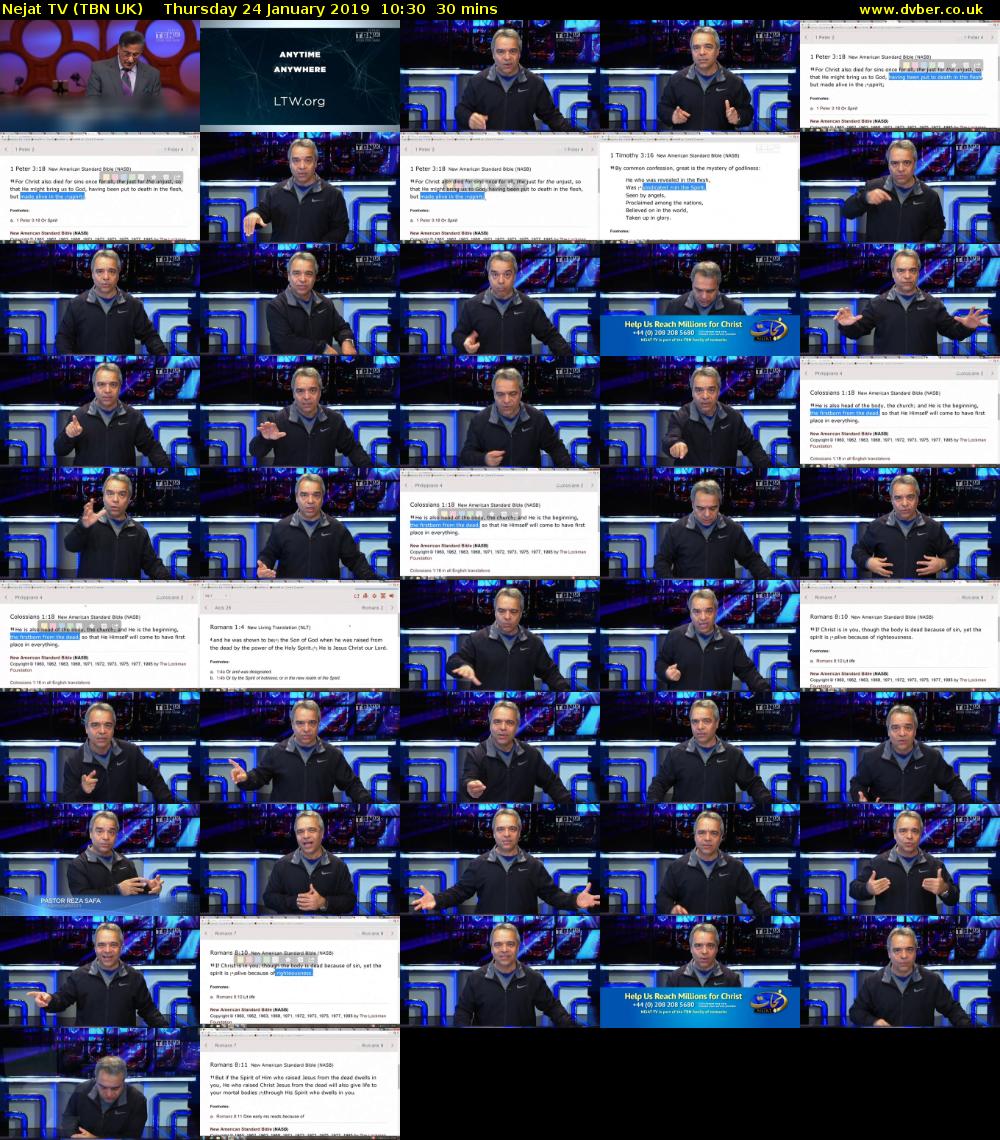 Nejat TV (TBN UK) Thursday 24 January 2019 10:30 - 11:00