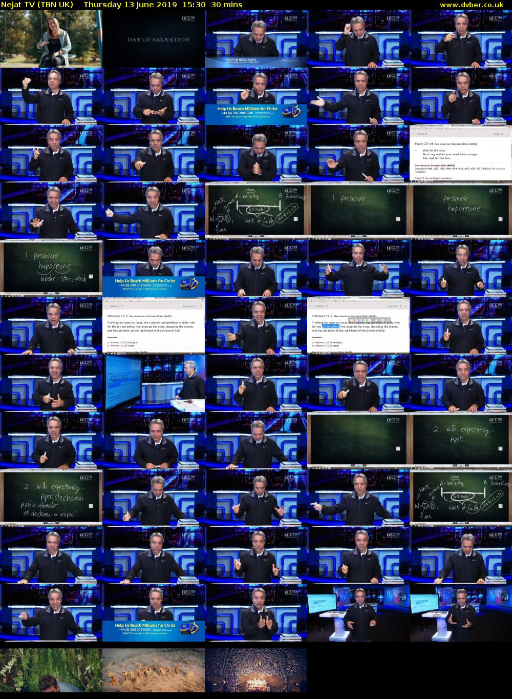 Nejat TV (TBN UK) Thursday 13 June 2019 15:30 - 16:00