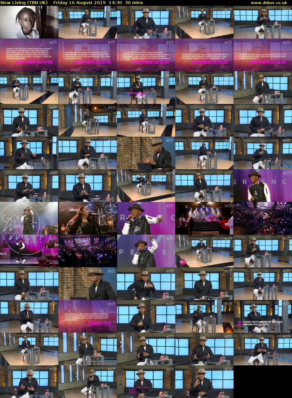 Now Living (TBN UK) Friday 16 August 2019 14:30 - 15:00