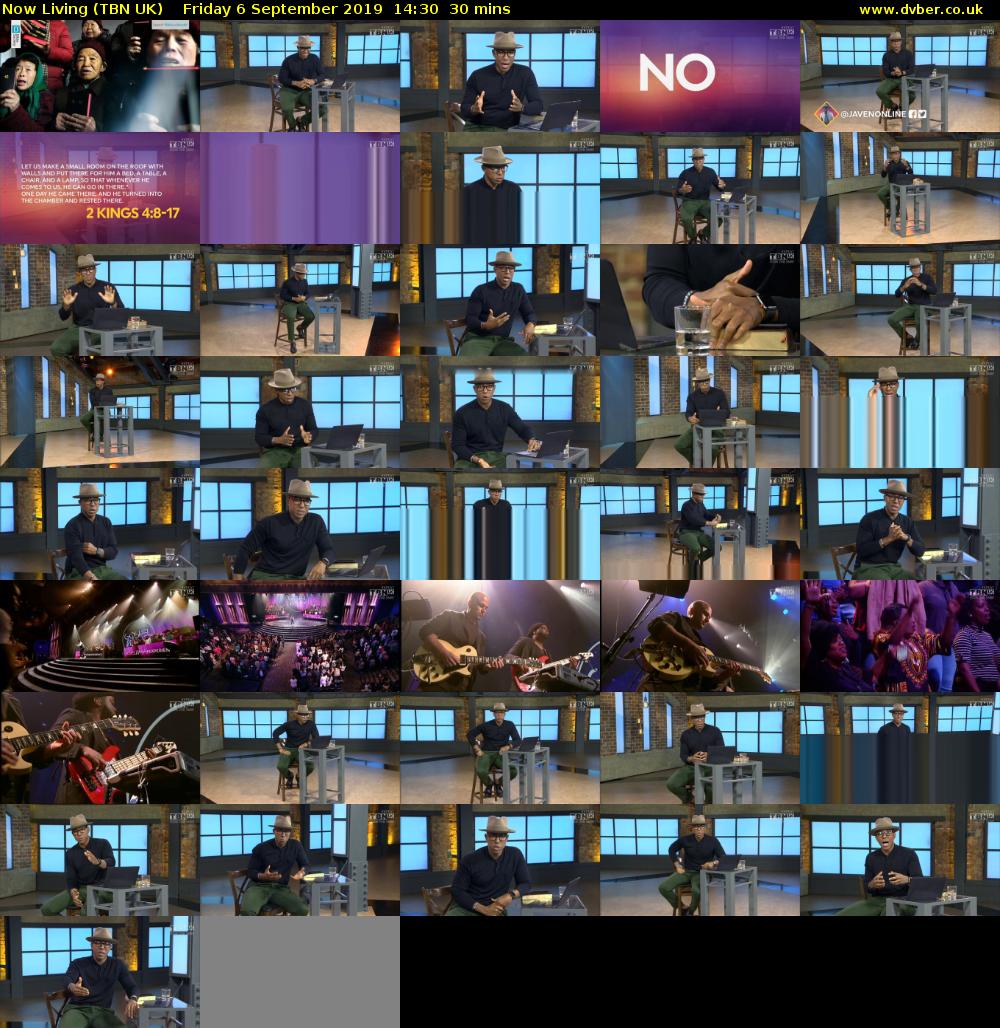 Now Living (TBN UK) Friday 6 September 2019 14:30 - 15:00