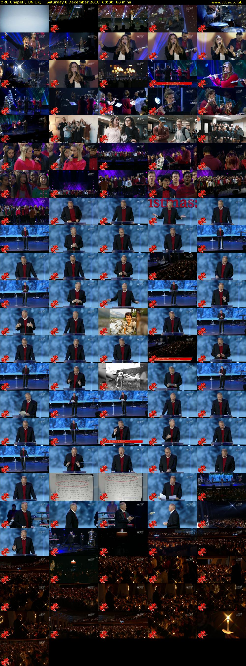 ORU Chapel (TBN UK) Saturday 8 December 2018 00:00 - 01:00