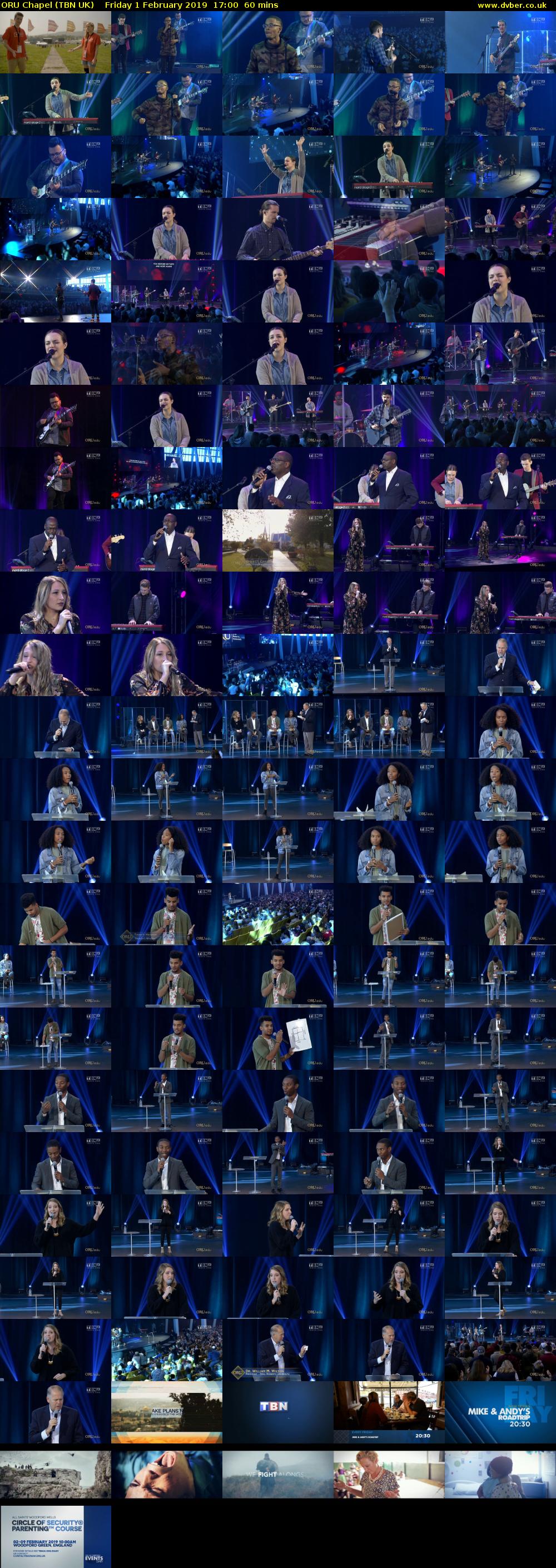 ORU Chapel (TBN UK) Friday 1 February 2019 17:00 - 18:00