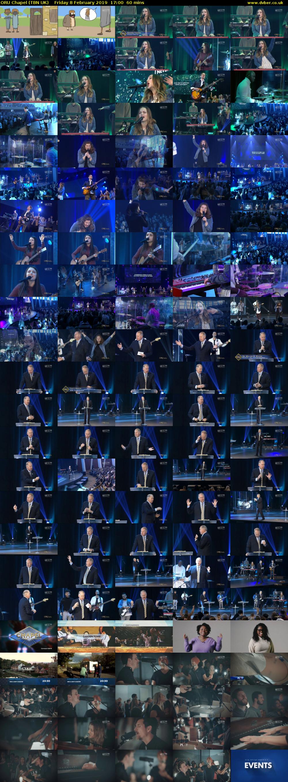 ORU Chapel (TBN UK) Friday 8 February 2019 17:00 - 18:00