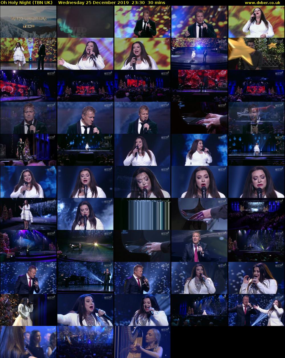Oh Holy Night (TBN UK) Wednesday 25 December 2019 23:30 - 00:00
