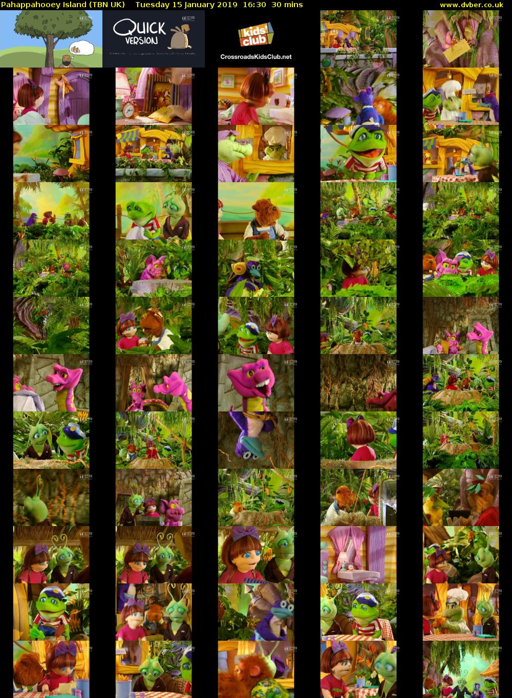 Pahappahooey Island (TBN UK) Tuesday 15 January 2019 16:30 - 17:00