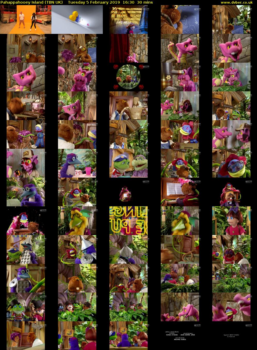 Pahappahooey Island (TBN UK) Tuesday 5 February 2019 16:30 - 17:00