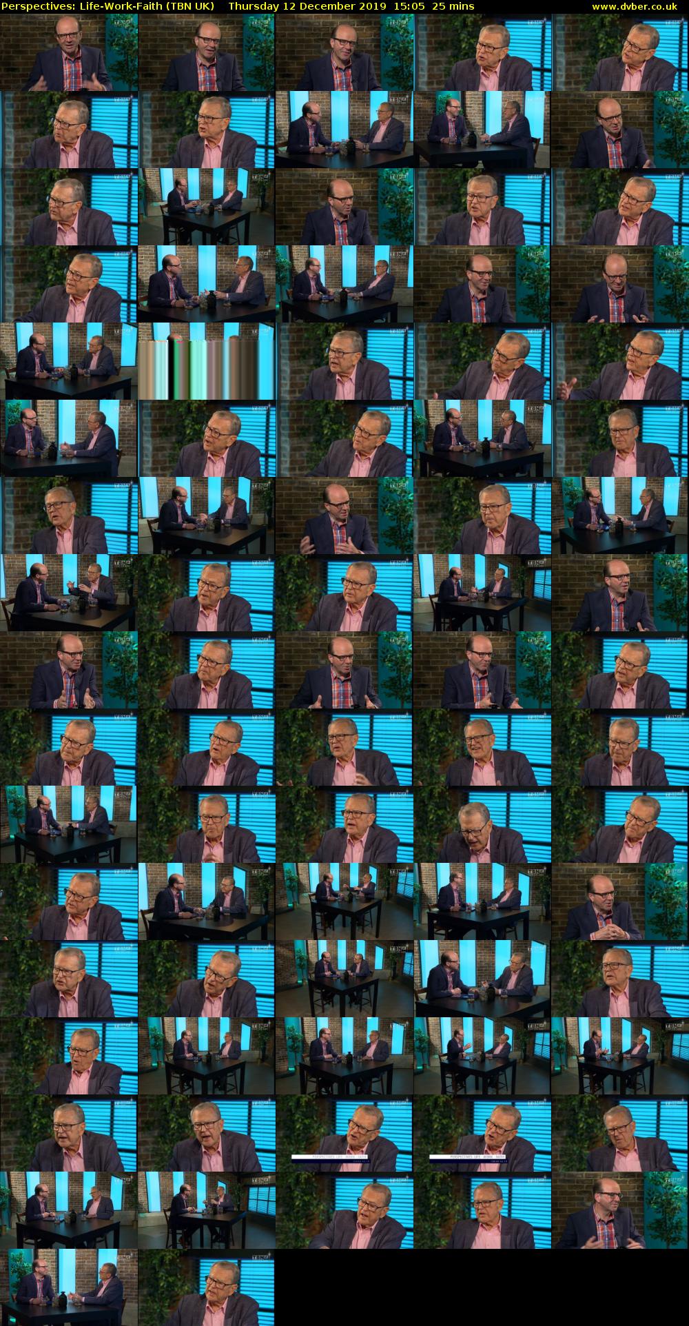 Perspectives: Life-Work-Faith (TBN UK) Thursday 12 December 2019 15:05 - 15:30