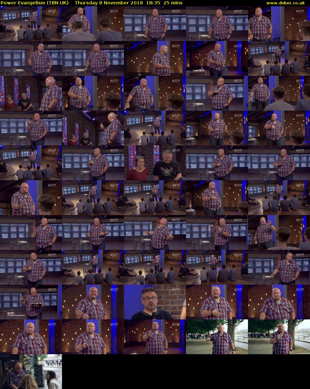 Power Evangelism (TBN UK) Thursday 8 November 2018 18:35 - 19:00