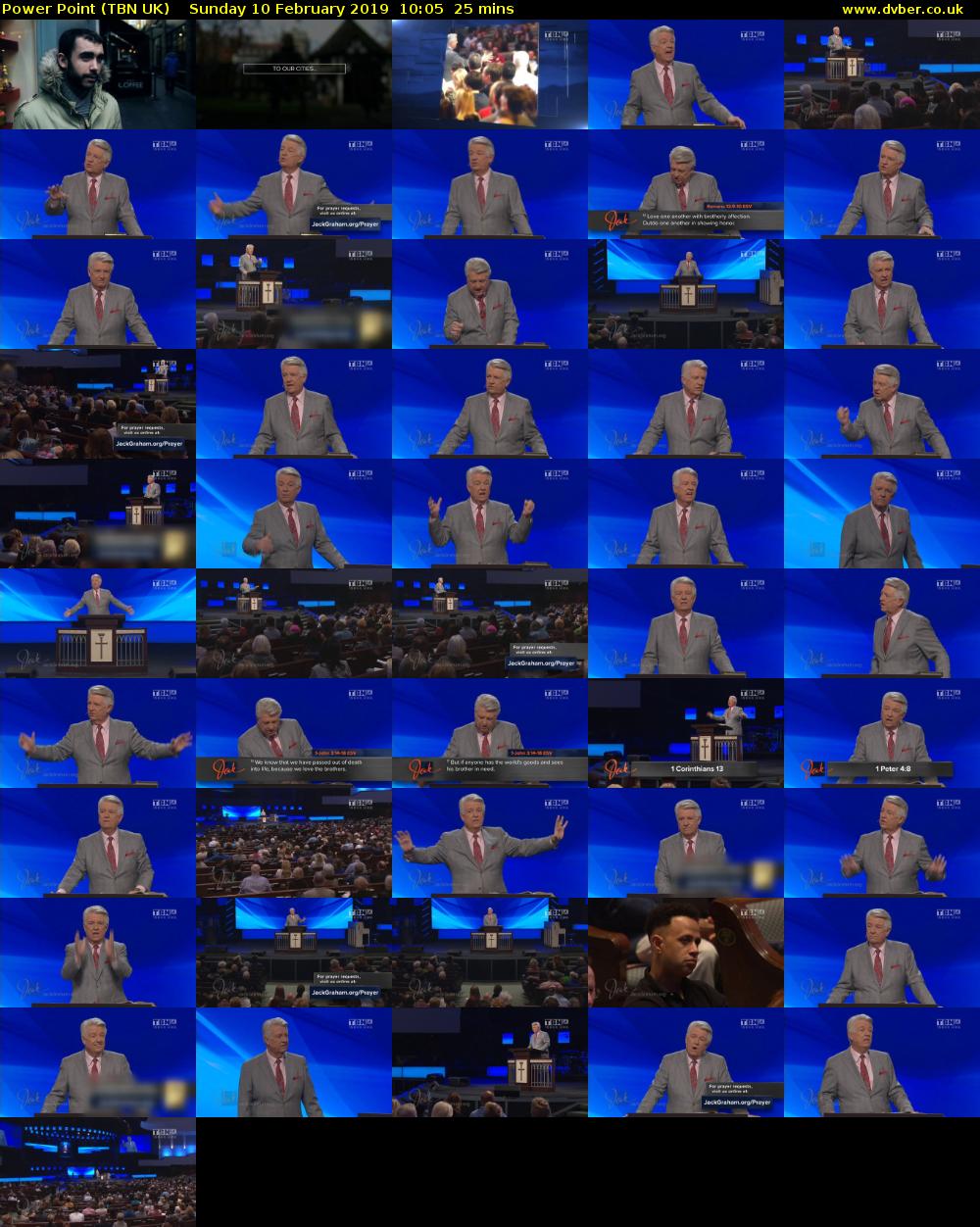 Power Point (TBN UK) Sunday 10 February 2019 10:05 - 10:30