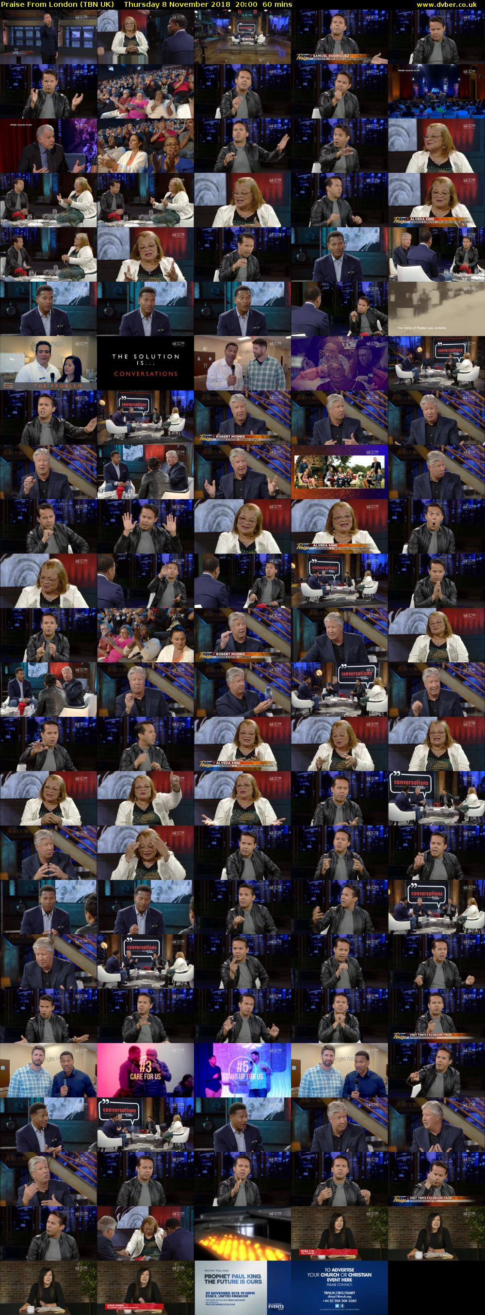 Praise From London (TBN UK) Thursday 8 November 2018 20:00 - 21:00